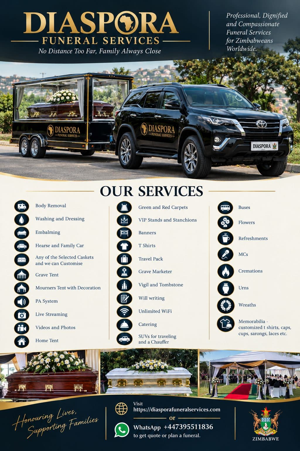 Diaspora Funeral Services — Diaspora Funeral Services brochure